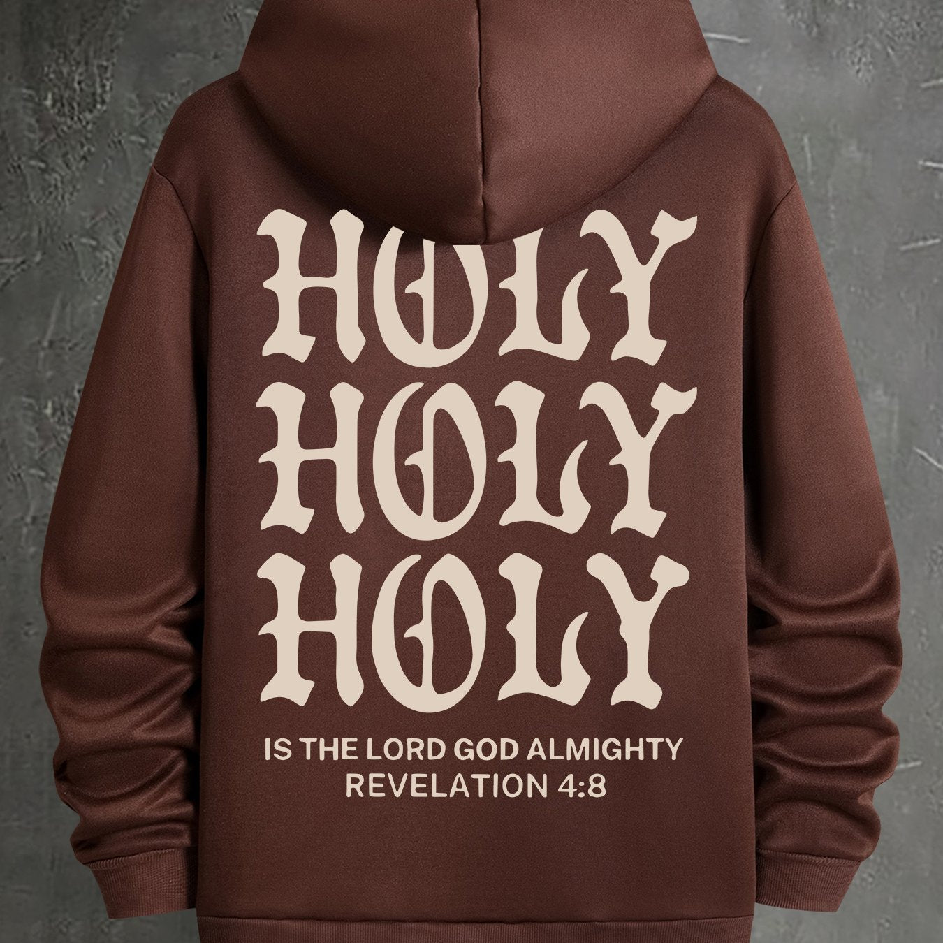 Hoodie "HOLY" Print Polyester Graphic Good Quality Hoodie