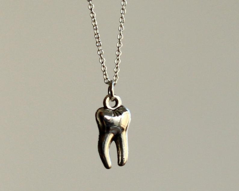 1pc Teeth Pendant Necklace