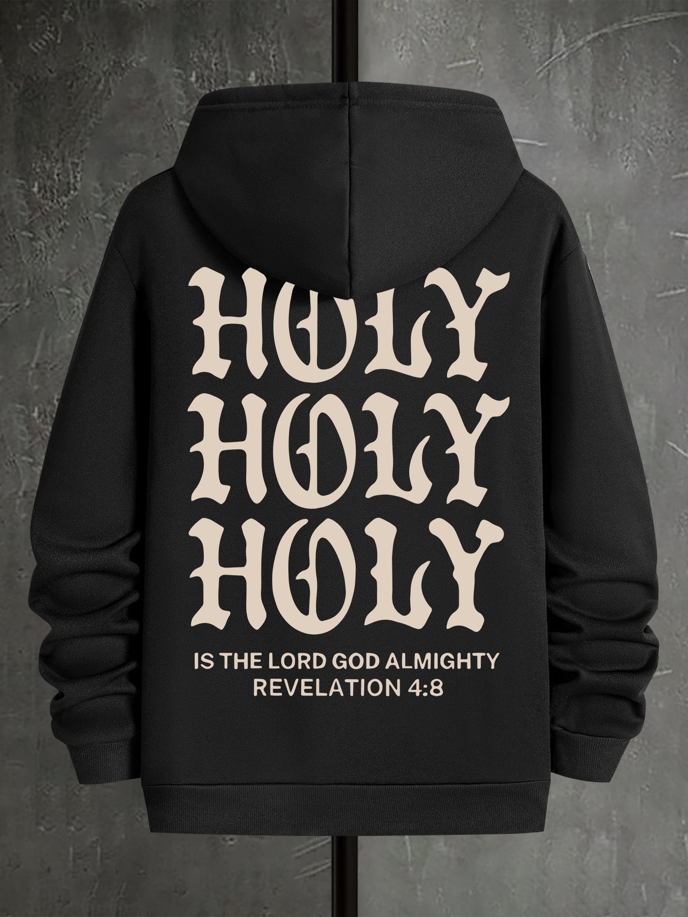 Hoodie "HOLY" Print Polyester Graphic Good Quality Hoodie