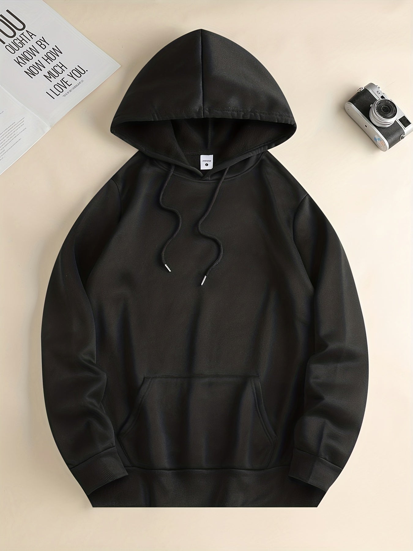 Hoodies Men, 'Love And Peace' Graphic Hoodie, Men’s Pullover Hooded Sweatshirt