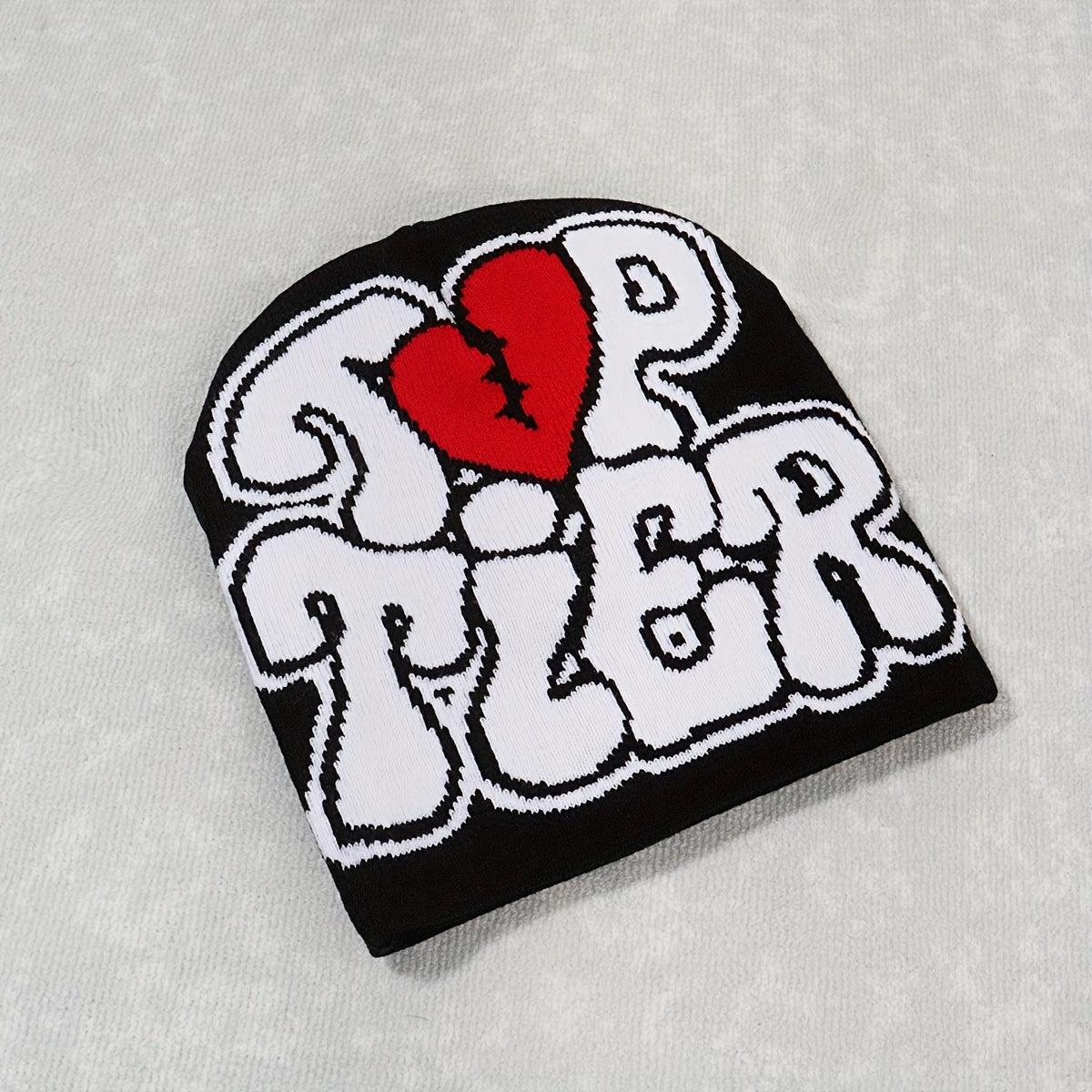 1pc Men's "TOP TIER" Beanie graphic vintage Beanie