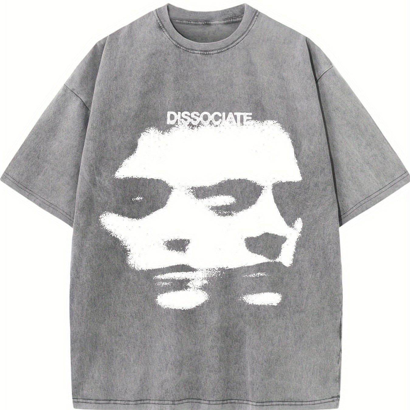 retro T-shirt, graphic men's and women's short-sleeved retro high-quality cotton men's T-shirt