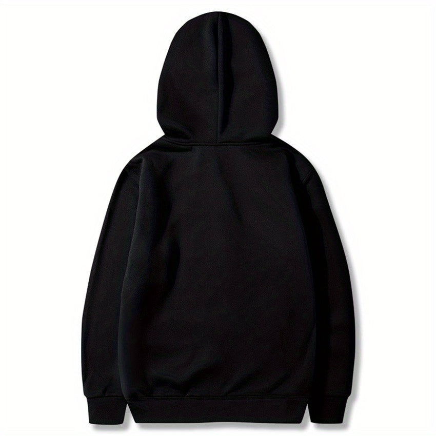 Mens Cozy Graphic Hoodies - Soft Drawstring, Oversized Comfortable Fit, Vibrant Juice Print