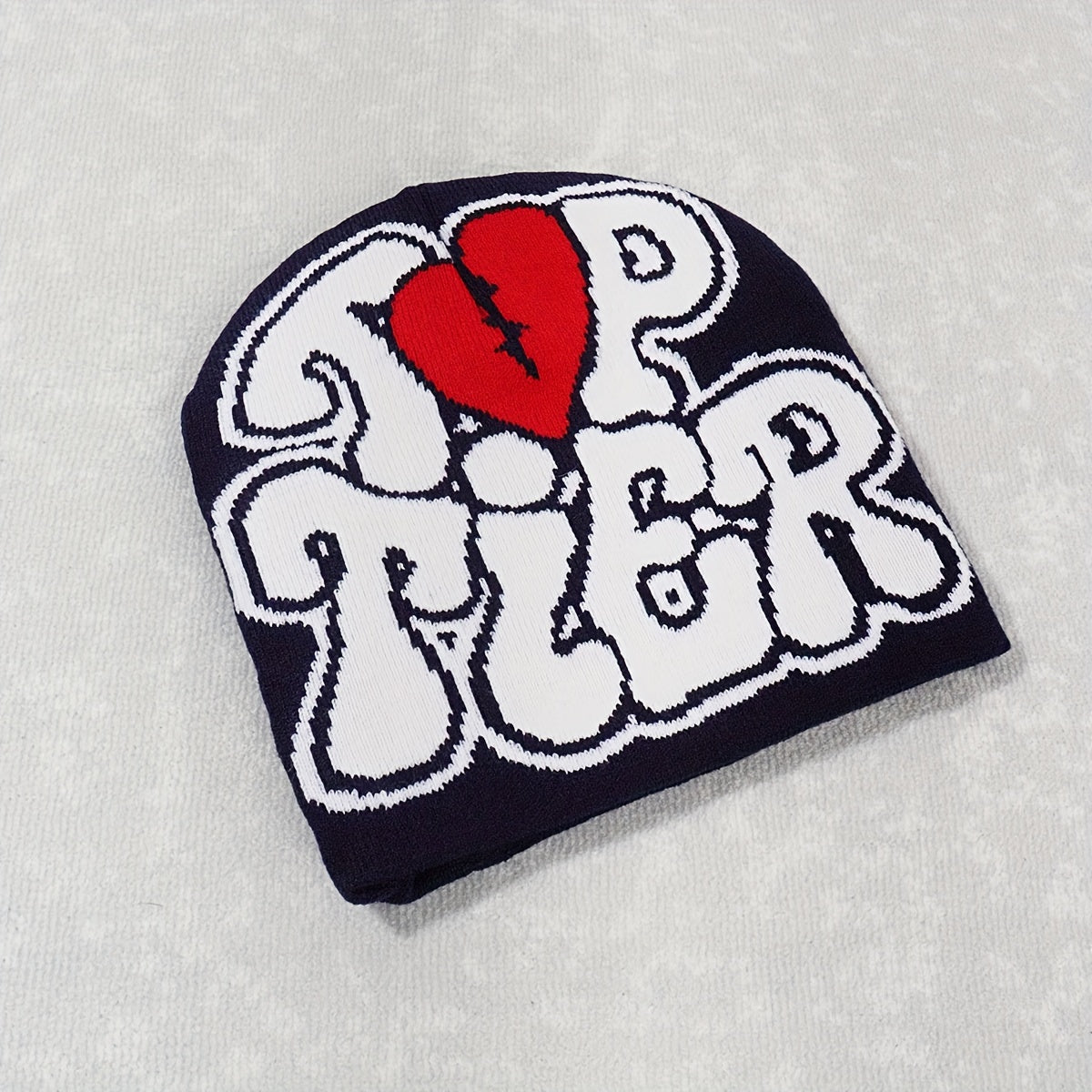1pc Men's "TOP TIER" Beanie graphic vintage Beanie