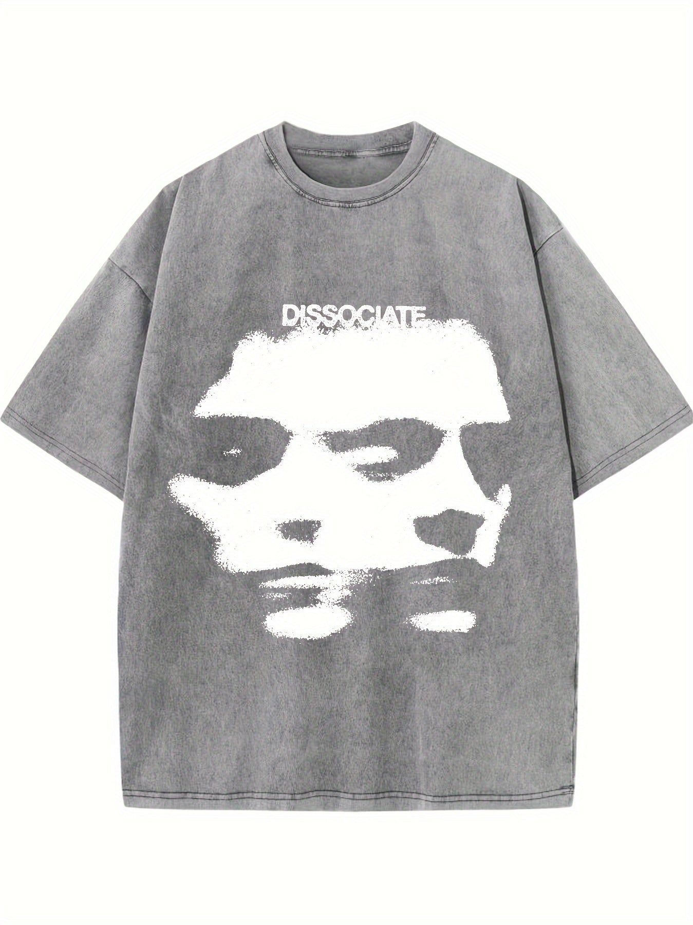 retro T-shirt, graphic men's and women's short-sleeved retro high-quality cotton men's T-shirt