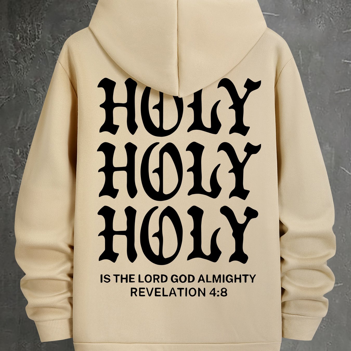 Hoodie "HOLY" Print Polyester Graphic Good Quality Hoodie