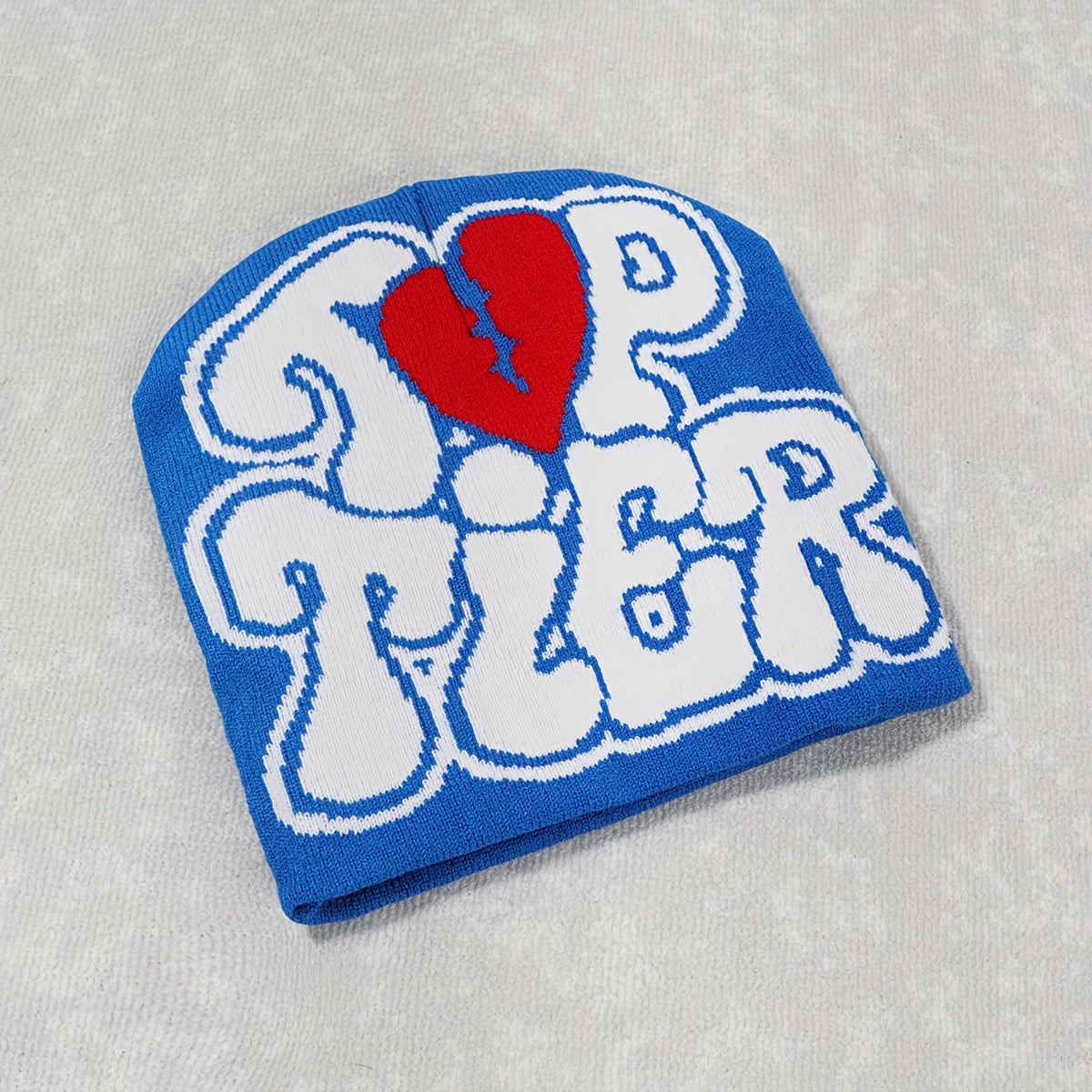 1pc Men's "TOP TIER" Beanie graphic vintage Beanie