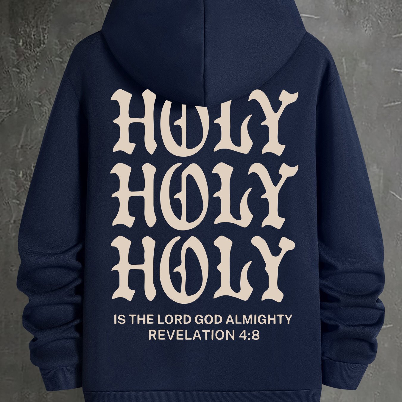 Hoodie "HOLY" Print Polyester Graphic Good Quality Hoodie