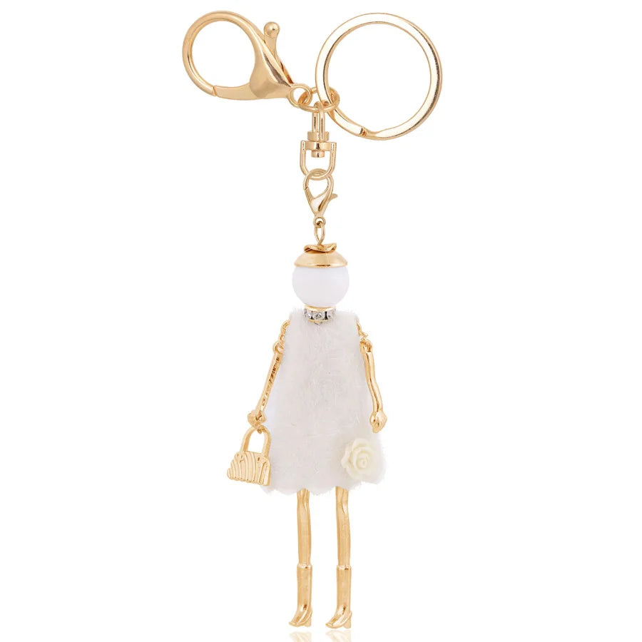 Wholesale Fashion Key Chain Bag Charms Ladies Love Keychain For Women Pendant Heart Cute Jewelry Car Gifts