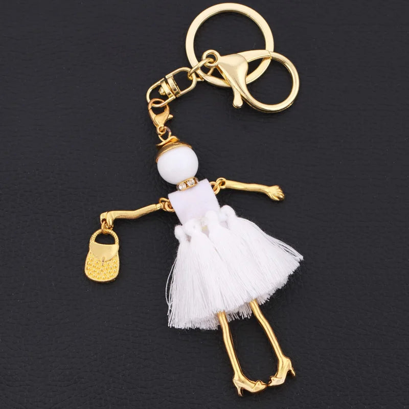 Wholesale Fashion Key Chain Bag Charms Ladies Love Keychain For Women Pendant Heart Cute Jewelry Car Gifts