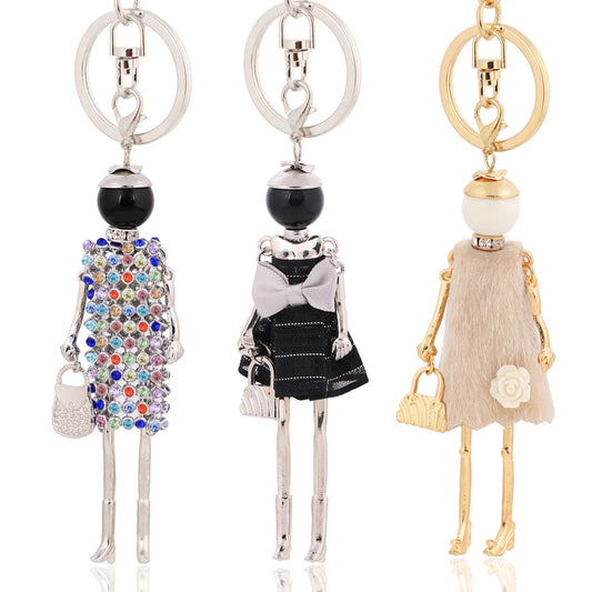 Wholesale Fashion Key Chain Bag Charms Ladies Love Keychain For Women Pendant Heart Cute Jewelry Car Gifts