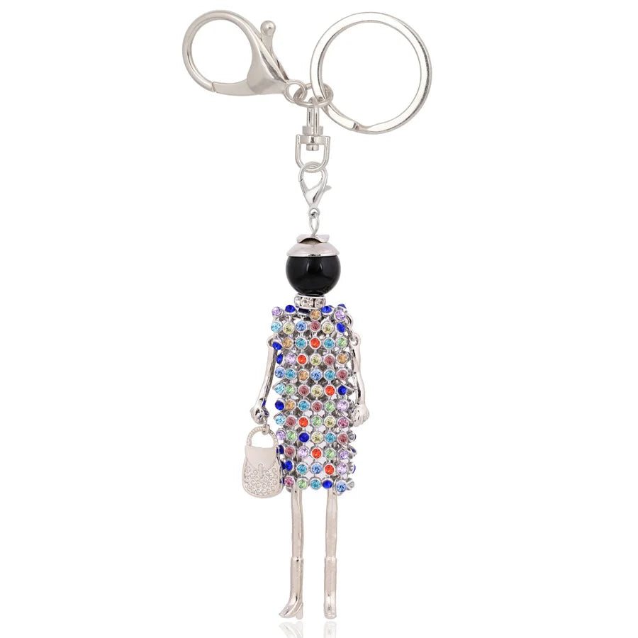 Wholesale Fashion Key Chain Bag Charms Ladies Love Keychain For Women Pendant Heart Cute Jewelry Car Gifts