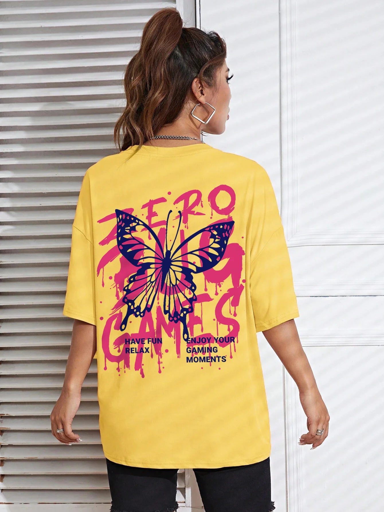 Graphic Letter Print Crew Neck T-Shirt Women Cotton Plus Size Tshirts Breathable Streetwear Soft Casual Short Sleeve