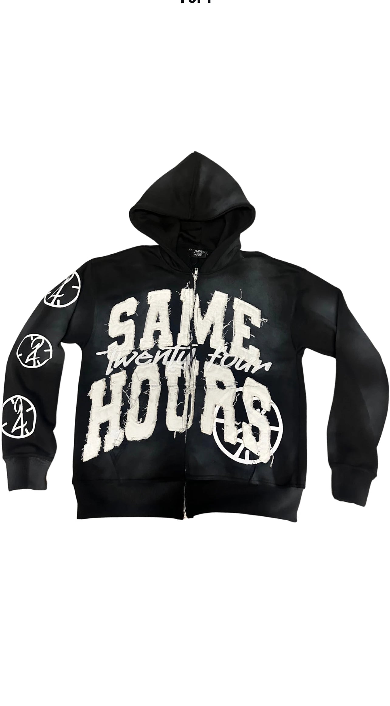 Trendy Streetwear Y2K Harajuku Retro Letter Print Zipper Hoodie Men's Punk Casual Colorful Oversized Sweatshirt