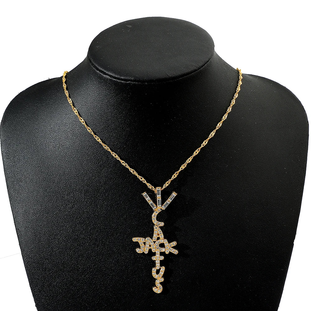 Scott Cactus Jack Pendant Necklace - Ice Crystal Cubic Zirconia Jewelry