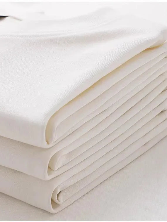 Men's and Women's Short sleeved T-shirt  Printed Cotton Half Sleeve Casual Loose Round Neck