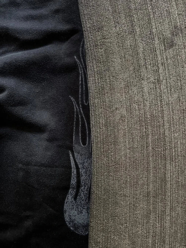 High Street Trendy Pants High Street Ins Trendy Brand Men's and Loose Straight Tube Embroidered Printed Casual Pants