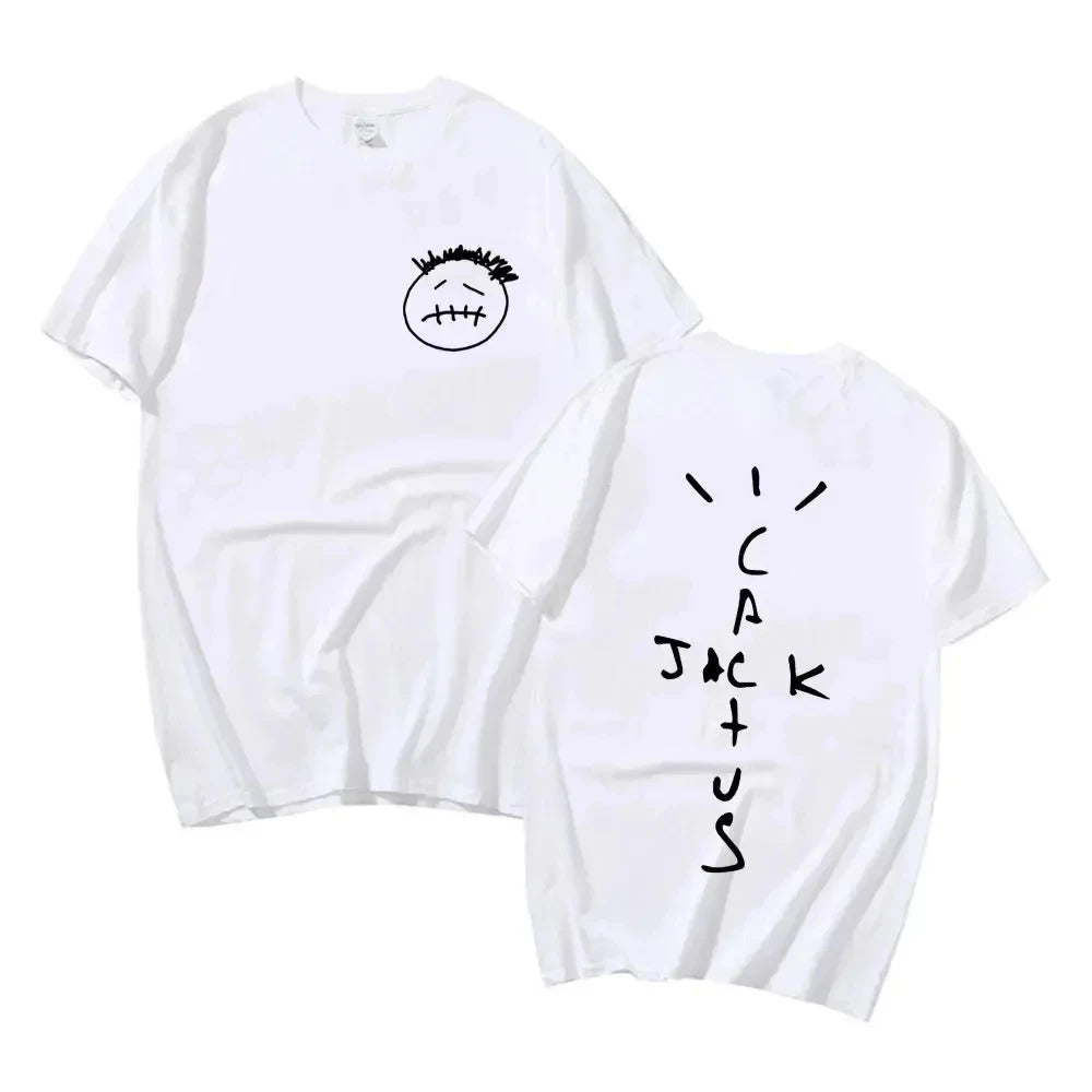 Cactus Jack Music Album T Shirts Mens Short Sleeve T-shirt Oversized
