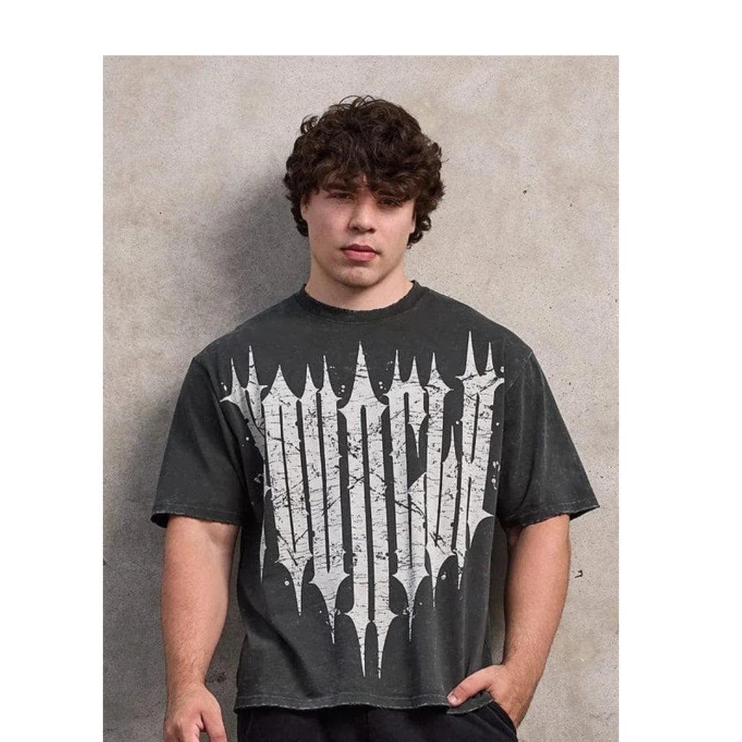Men T-shirts Round Neck Fashion Loose And Comfortable Clothing