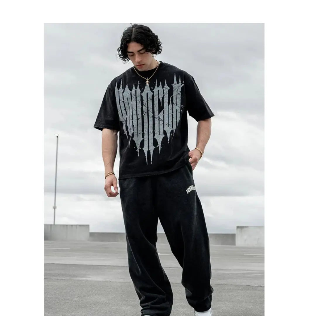 Men T-shirts Round Neck Fashion Loose And Comfortable Clothing
