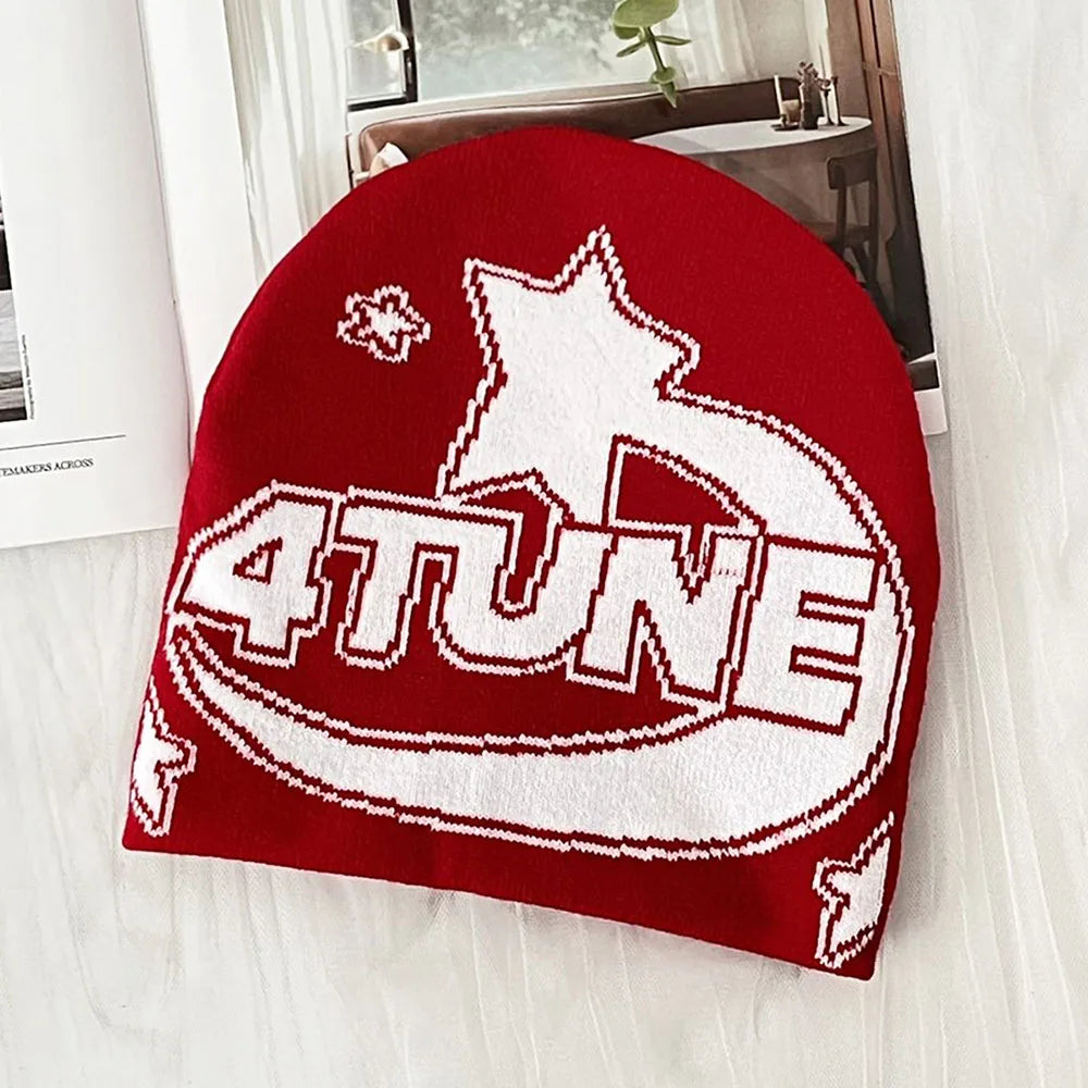 Women's Caps Korean Style Alphabet Knitted Hats For Men Autumn & Winter Outdoor New Casual Personality Warm Hat