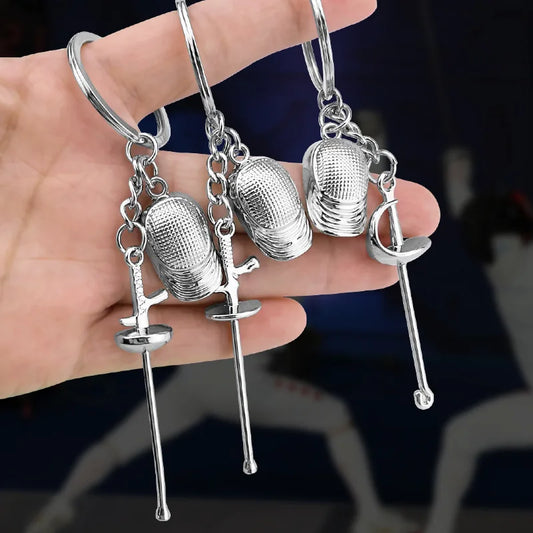 Fencing Keychains Keychain for Key Swords Jewelry