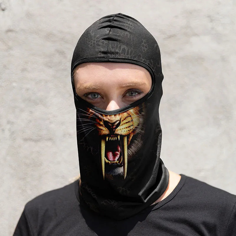 Skull Men Balaclava Mask Cycling  Face Cover Motorcycle Bicycle Headgear Full Face Bandana Breathable Windproof