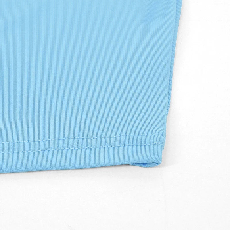 Sexy Skirt Two Piece Set Women New Short Sleeve O-Neck Crop Top High Waist Skirt Solid Fashion Partywear