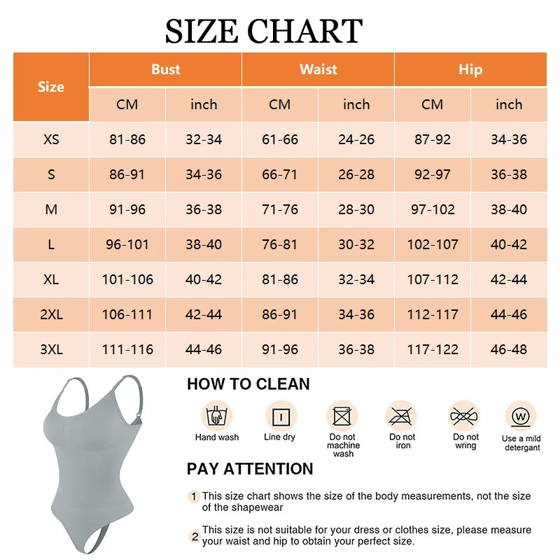 Smoothing Shapewear Bodysuit for Women  Full Body Shaper Thong Soft Body Shaping