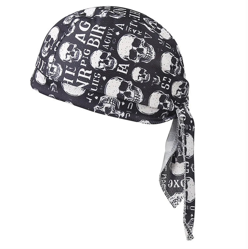 Sun Protection Cycling Cap Breathable Anti Sweat Helmet Skull Sport Headband