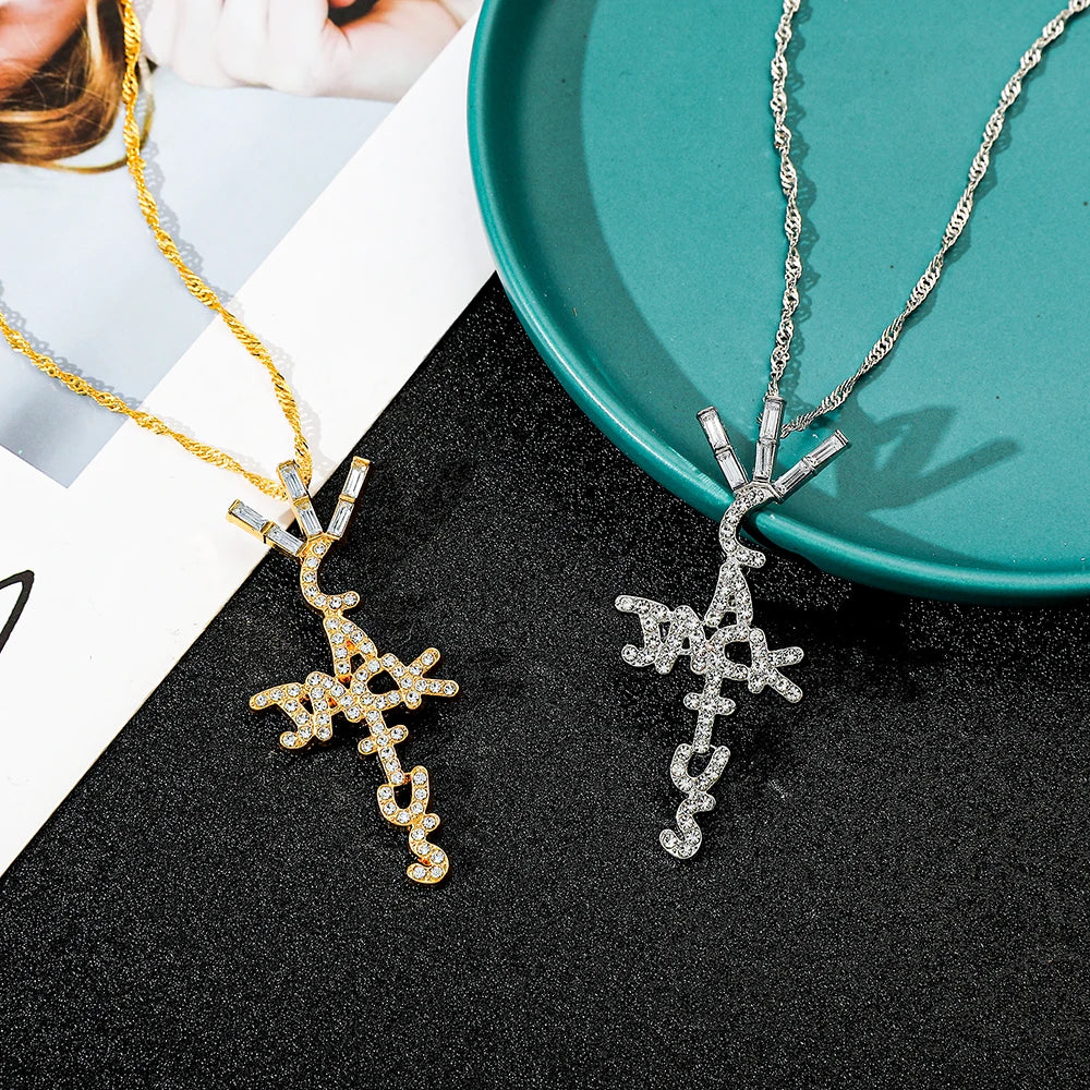Scott Cactus Jack Pendant Necklace - Ice Crystal Cubic Zirconia Jewelry