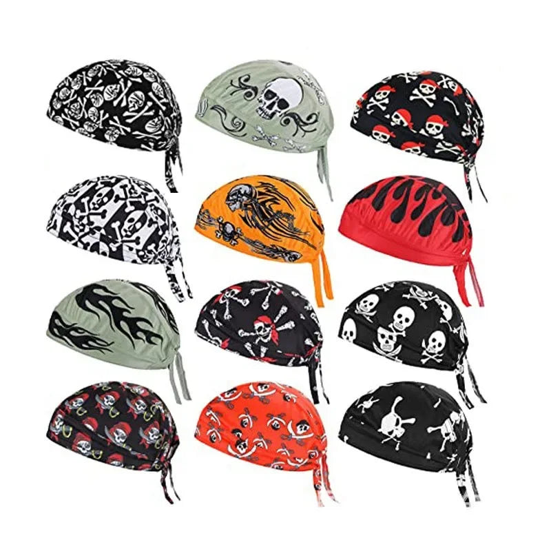Sun Protection Cycling Cap Breathable Anti Sweat Helmet Skull Sport Headband