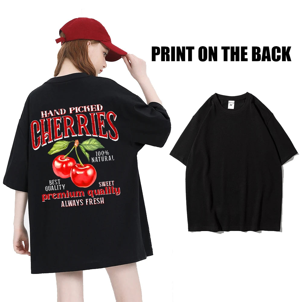 Womens T-Shirts Pink Sneaker Girl Prints Short Sleeve O-Neck Oversize Breathable Fashion Female Clothes