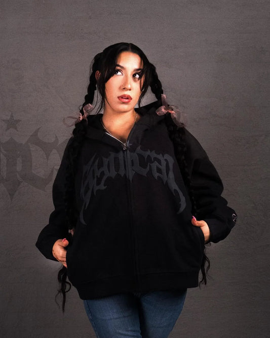 Y2K Unisex Hoodies Women Autumn Winter Harajuku Zip Up Hooded Sweatshirt Men Gothic Hip Hop Oversized Jackets Streetwear