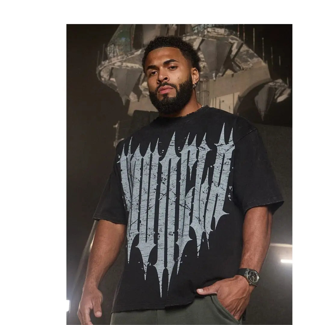 Men T-shirts Round Neck Fashion Loose And Comfortable Clothing
