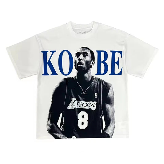 Basketball Star Tee Shirt Homme Men Clothing short sleeve Round Neck