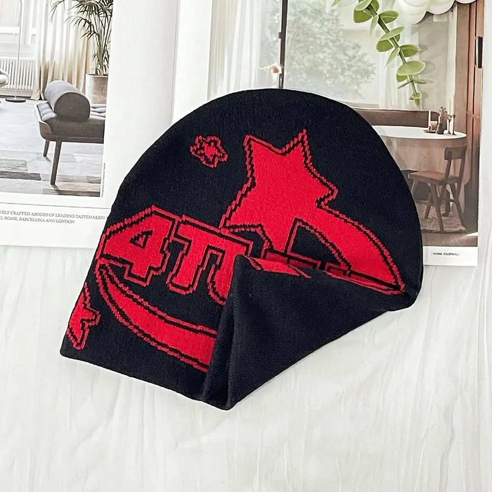Women's Caps Korean Style Alphabet Knitted Hats For Men Autumn & Winter Outdoor New Casual Personality Warm Hat