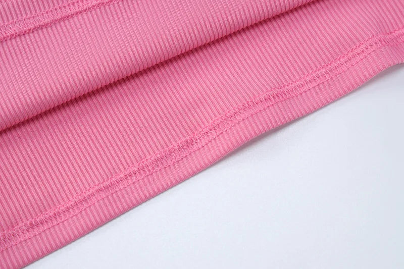 Ribbed Sexy Y2K Clothes Sleeveless Dresses For Women Party Streetwear Elegant Outfits