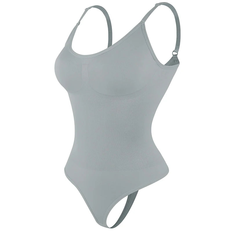 Smoothing Shapewear Bodysuit for Women  Full Body Shaper Thong Soft Body Shaping