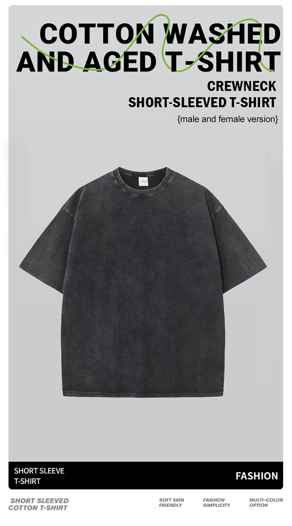 Womans Cotton Washed T-Shirts Fashion Loose O-Neck Short Sleeve Brooklyn New York Printing Tops Female Clothes