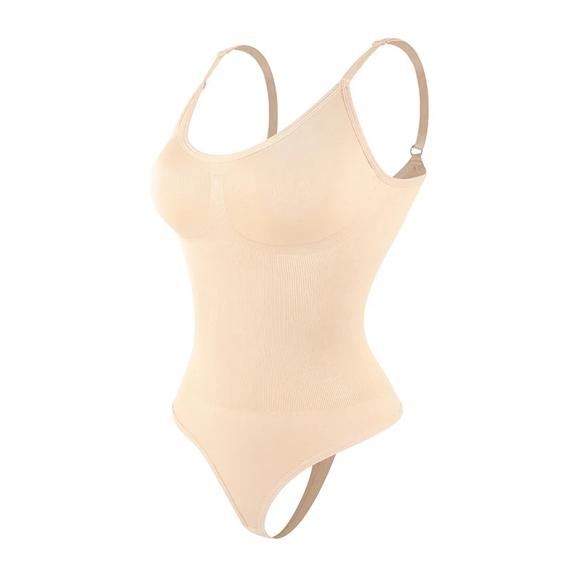 Smoothing Shapewear Bodysuit for Women  Full Body Shaper Thong Soft Body Shaping