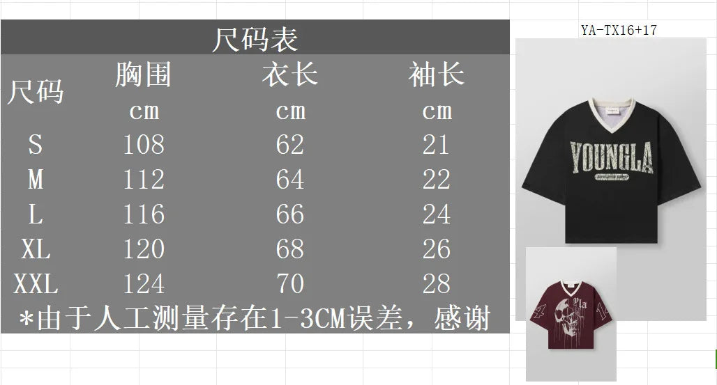 YA Trendy Brand Super Large T-shirt Men Sports Fitness Quick Breathable Large Mesh Printed Short Sleeve Top