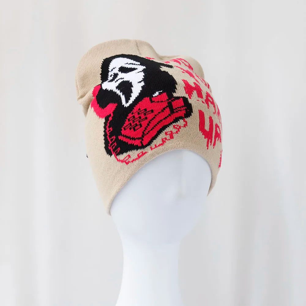 skull Beanies Cap Soft Wool Skullies Beanies Vintage Graphic