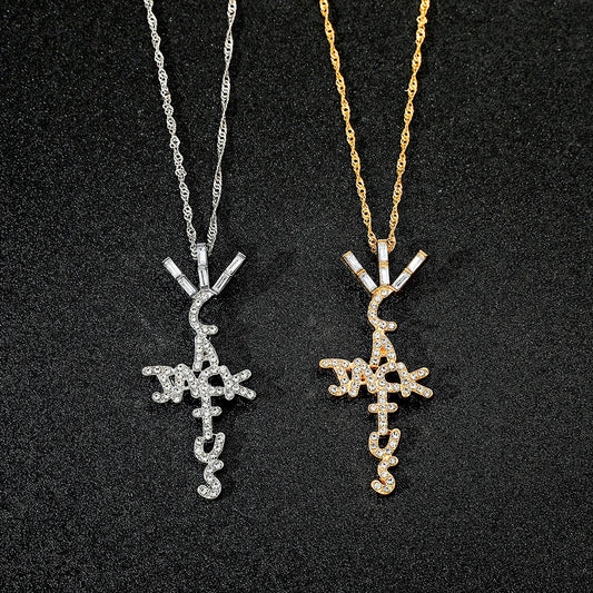 Scott Cactus Jack Pendant Necklace - Ice Crystal Cubic Zirconia Jewelry