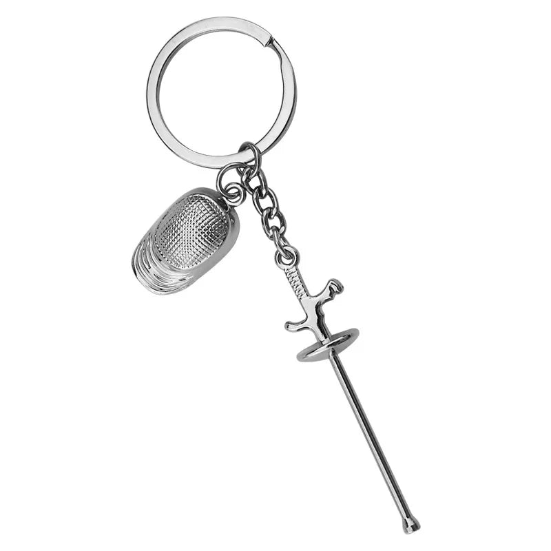 Fencing Keychains Keychain for Key Swords Jewelry