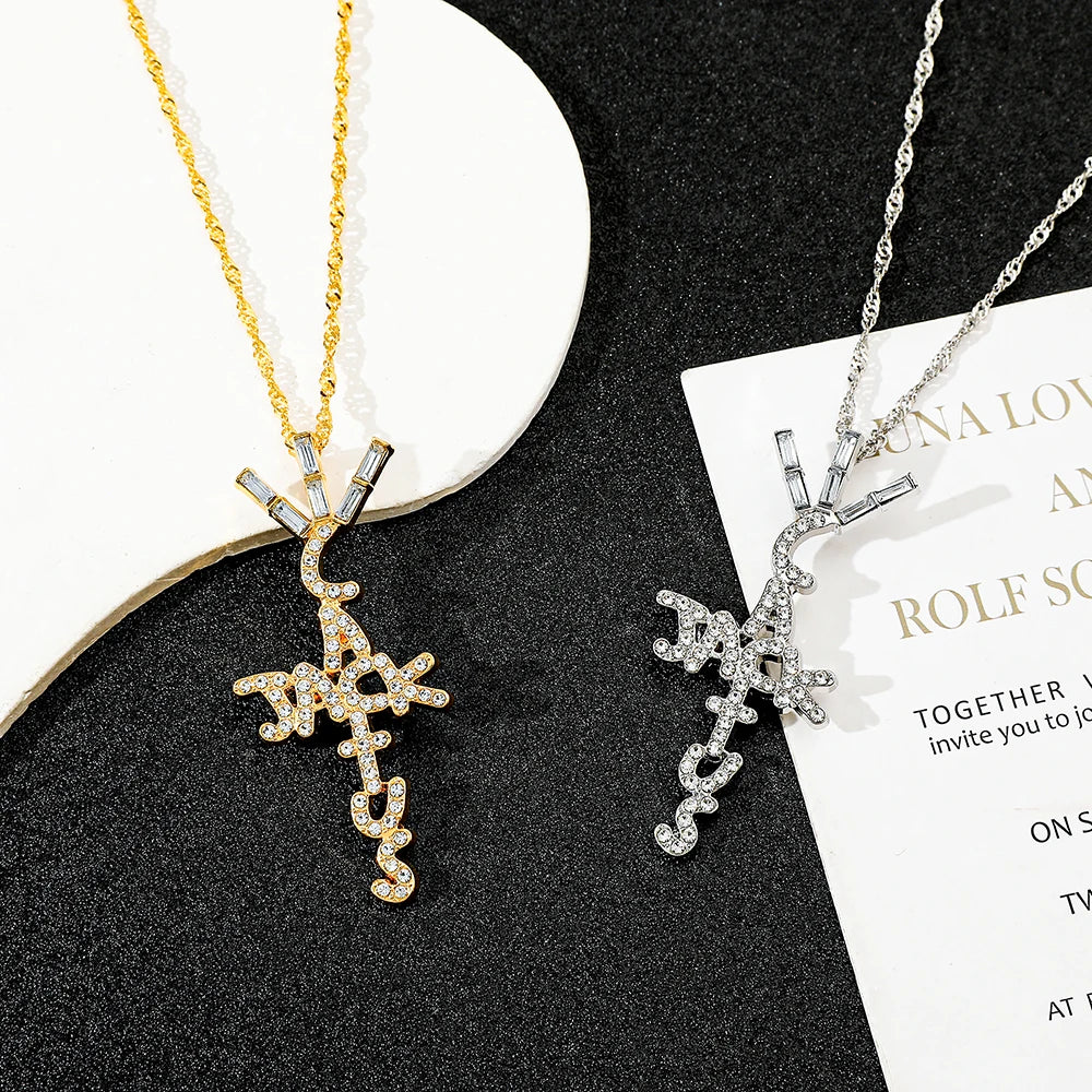 Scott Cactus Jack Pendant Necklace - Ice Crystal Cubic Zirconia Jewelry