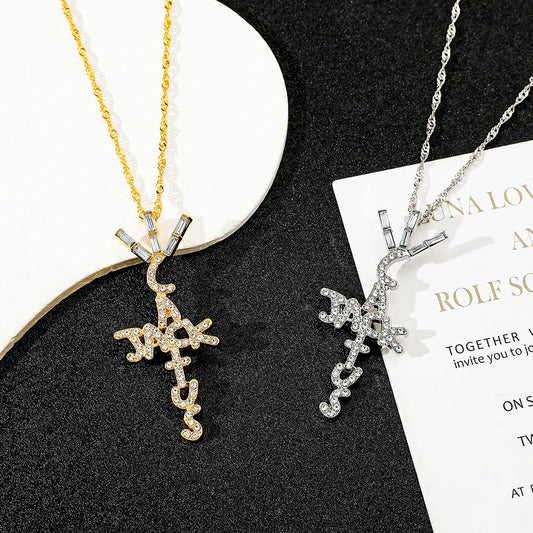 Scott Cactus Jack Pendant Necklace - Ice Crystal Cubic Zirconia Jewelry