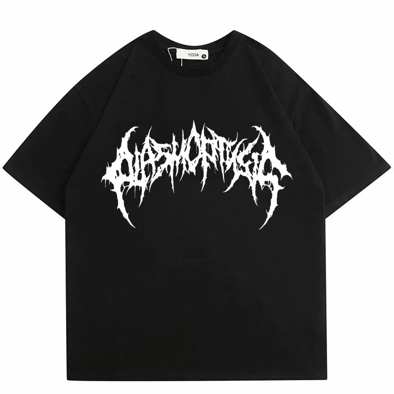 Men Tshirts Graphic Streetwear Y2K Print Short Sleeve Cotton Tops Tees Oversized T-Shirt Clothing