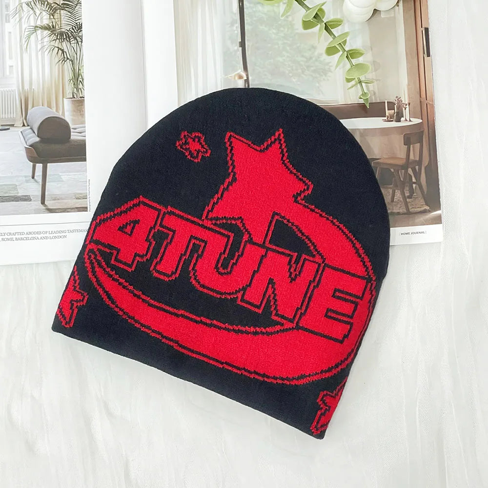 Women's Caps Korean Style Alphabet Knitted Hats For Men Autumn & Winter Outdoor New Casual Personality Warm Hat