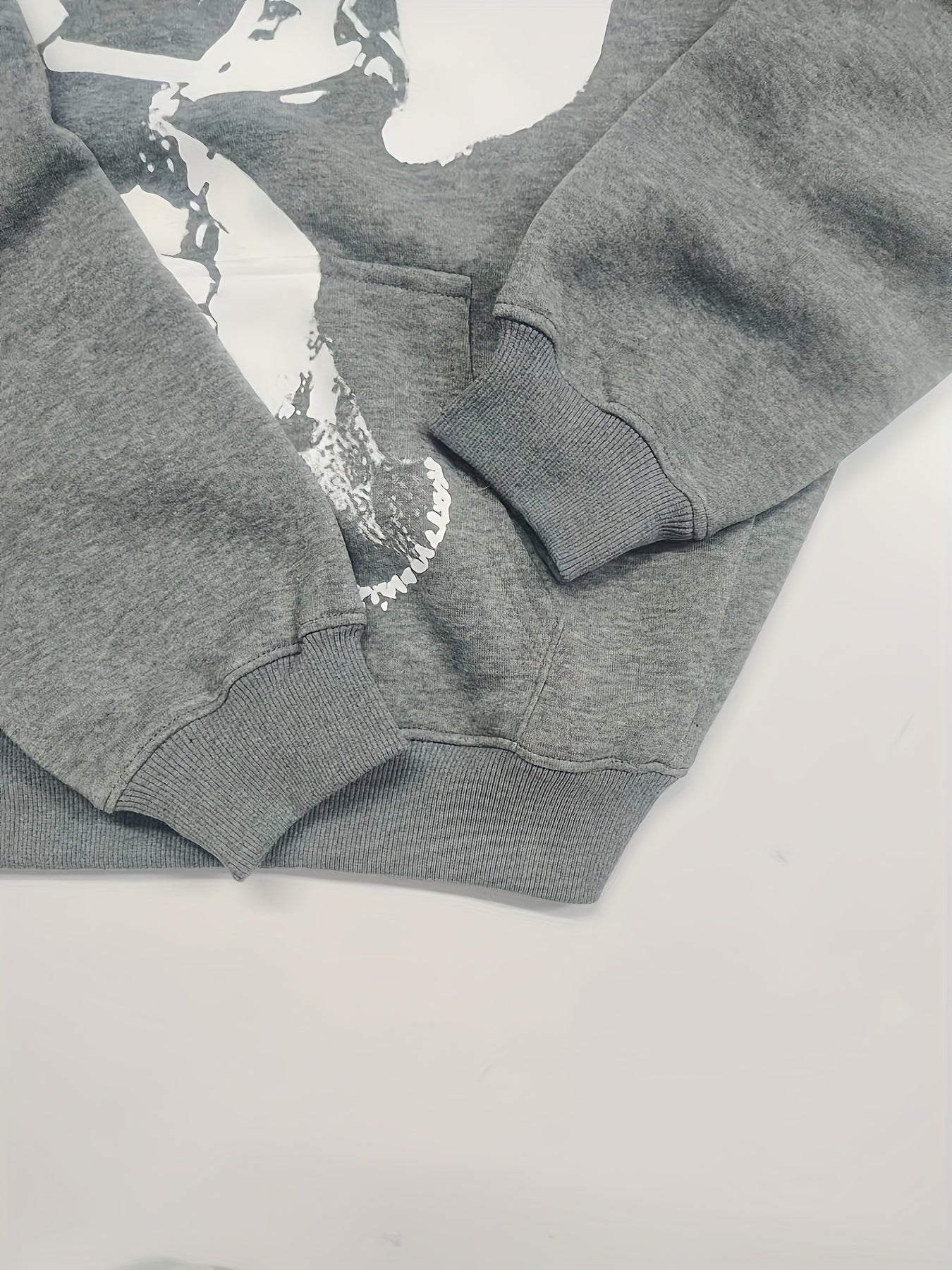 Y2K Figure Print Hoodie - Comfortable, Durable mens Pullover